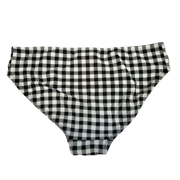 Motherhood Maternity Women's 2 Piece Tankini Set Black White Check Size Small - Picture 4 of 9